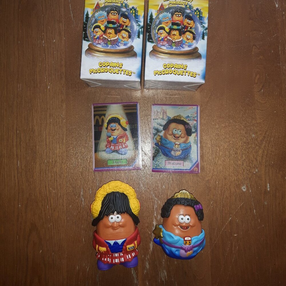 Darla & Waffutu 2023 McNugget nugget buddy Kerwin Frost happy meal lot.